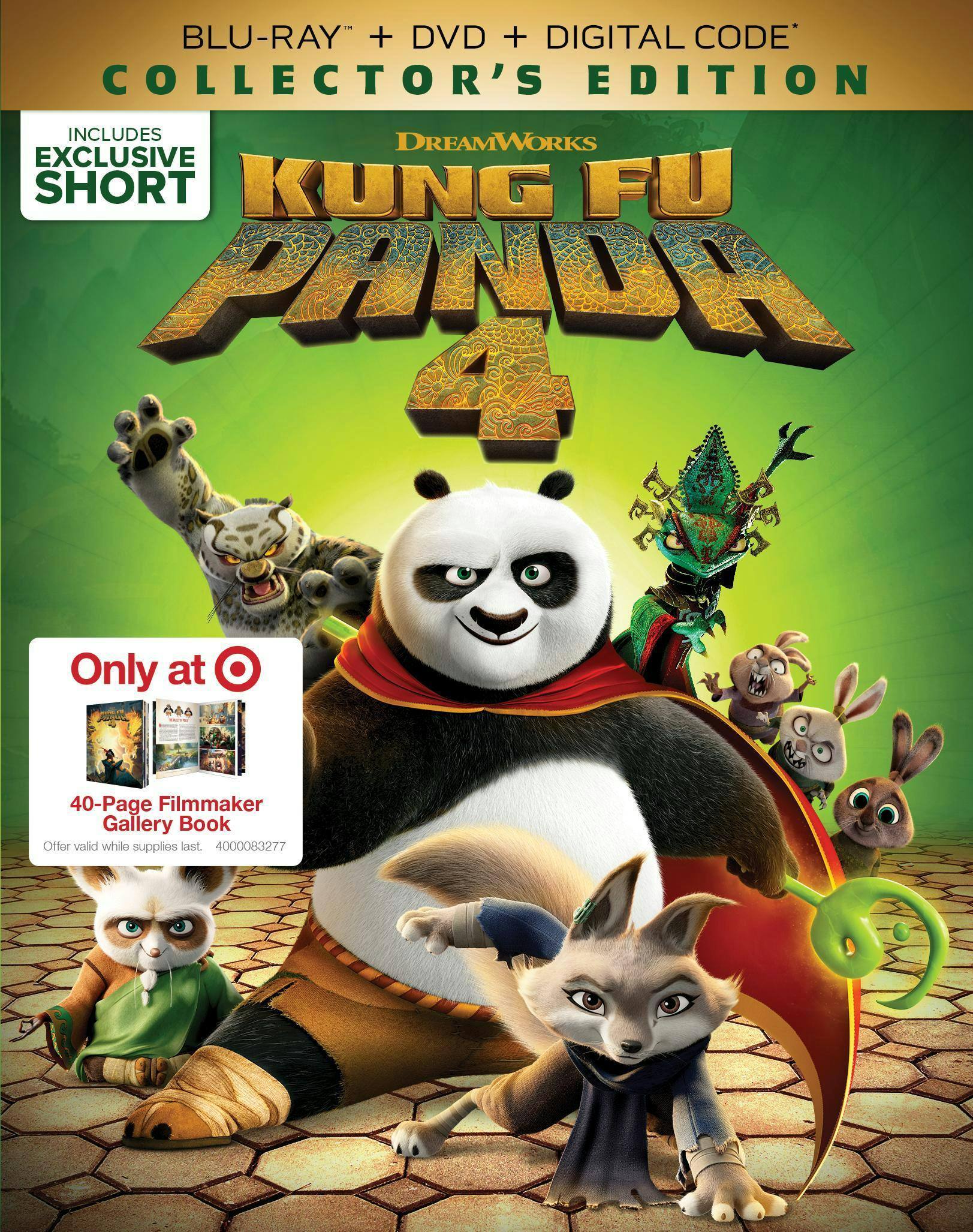Front. Kung Fu Panda 4 - Limited Collector's Edition [Blu-ray].