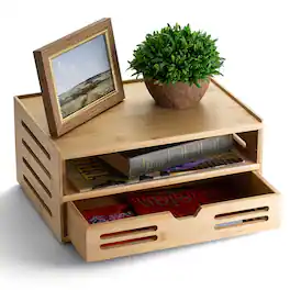 Victor - Bamboo Organizer with Drawer