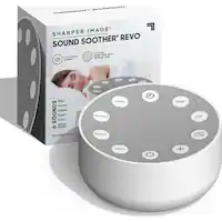 Sharper Image - Sound Soother® Revo, Soothing Nature Sounds - White - Front_Zoom