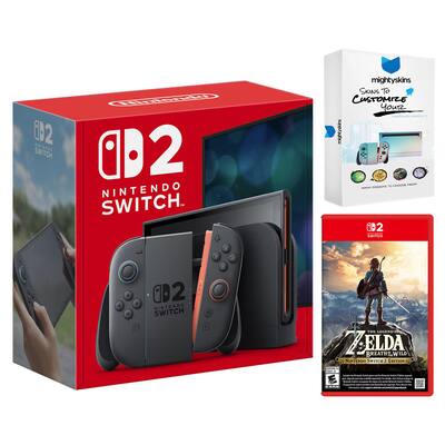 Switch 2 Video Game Console with Legend of Zelda Breath of the Switch 2 Video Game Console with Legend of Zelda Breath of the
