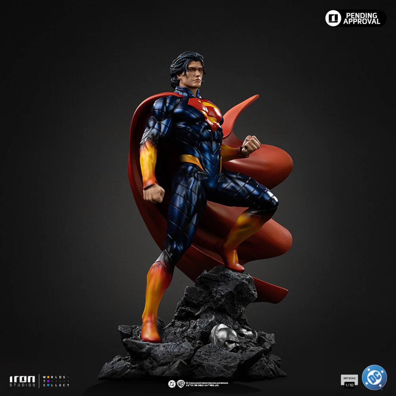 I PENDING APPROVAL  
WORLDS iron 1 STUDIOS COLLECT C  
DCComisrandaEneletedidarschescand/alements - 04  
ART SCALE 1/10  
DC