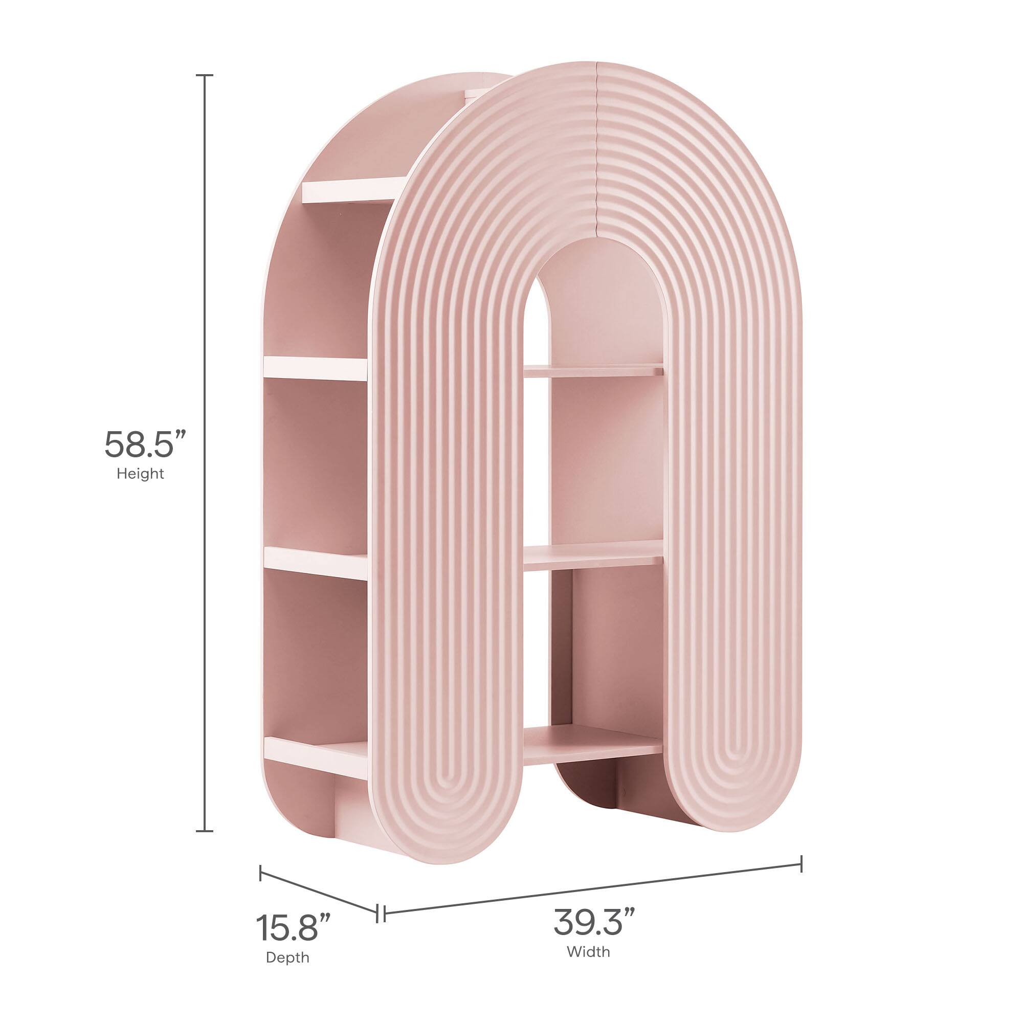 58.5" Height  
15.8" Depth  
39.3" Width