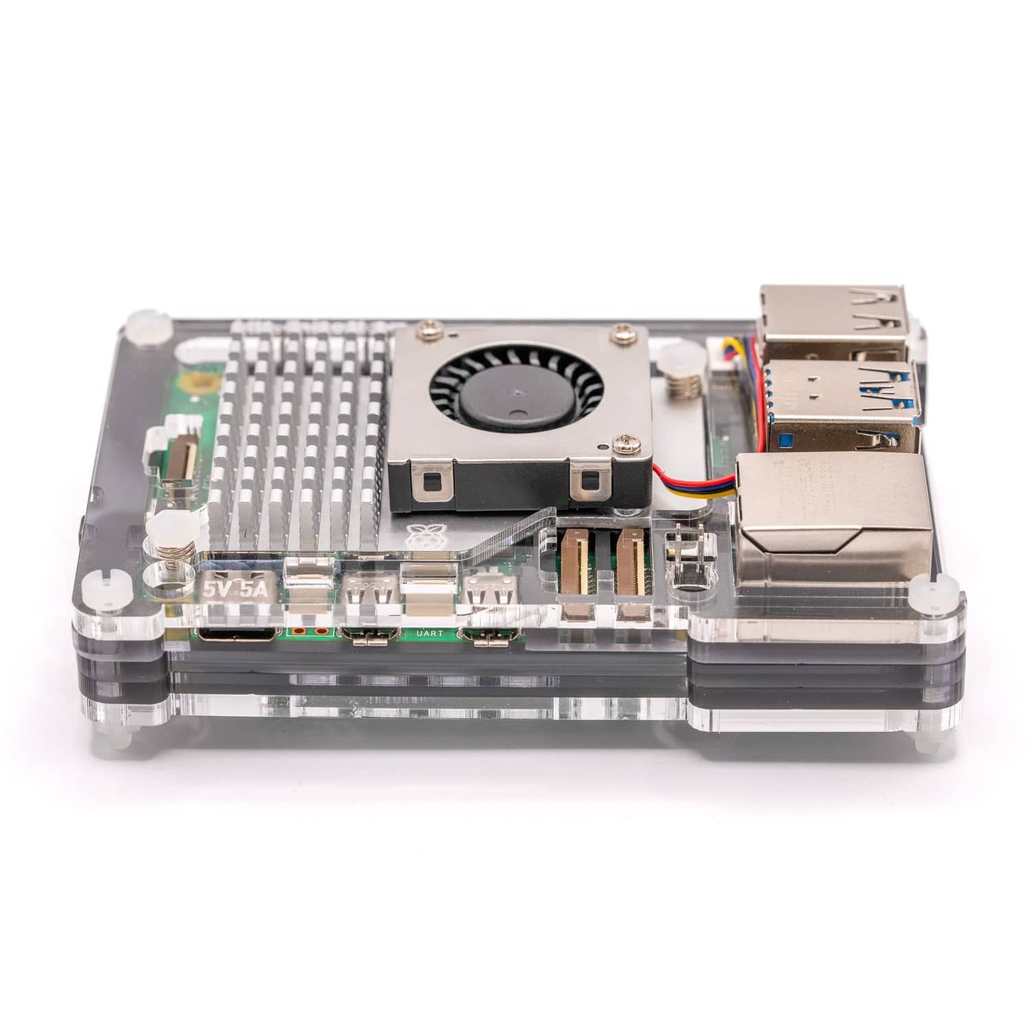 Pimoroni - PIM677 Pibow Coupe 5 (Case for Raspberry Pi 5) – Ninja