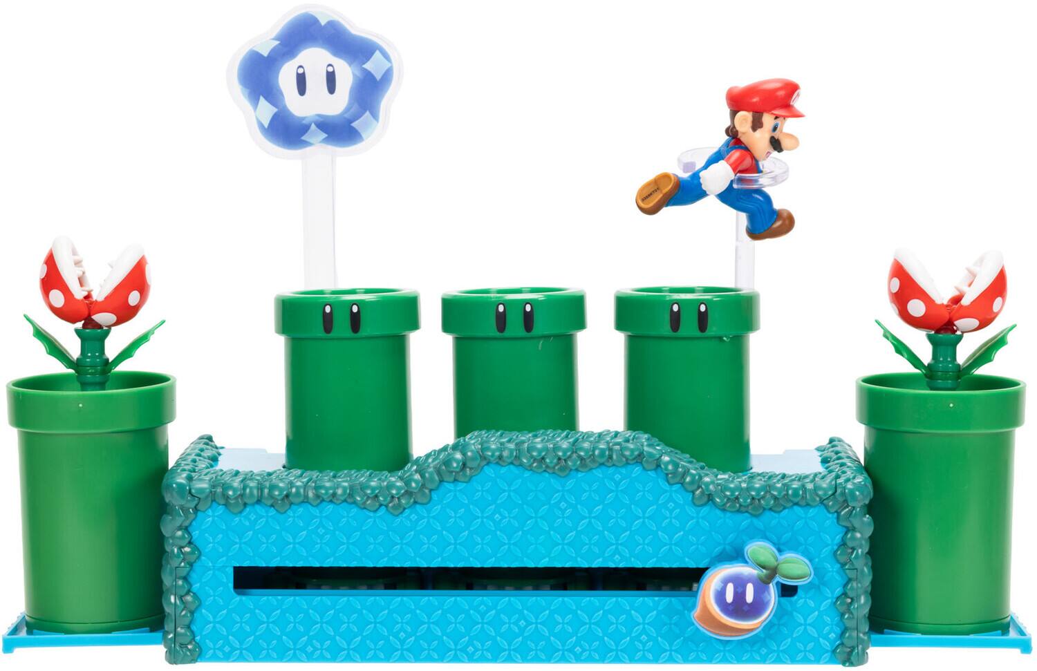 Alt View 4. Jakks Pacific - Super Mario - 2.5" Wonder Warp Pipe playset   - COLLECTIBLES - Multicolor.