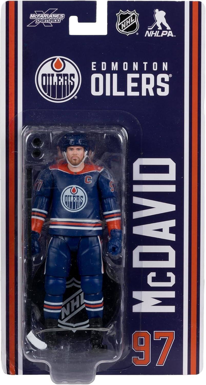D MCFARLANE'S L SPORTSPICKS NHL NHLPA EDMONTON OILERS OILERS C S OILERS NHI MCDAVID 97