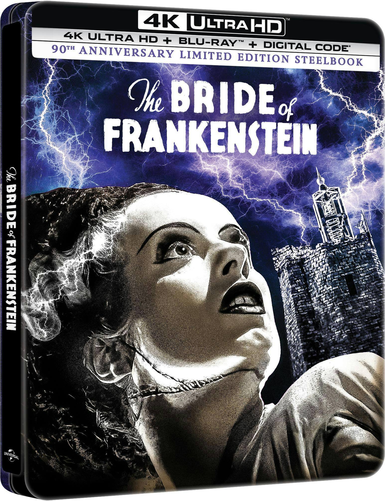 Angle. Bride of Frankenstein (Steelbook)   - 4K Blu-Ray.