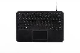 IKEY - IK-82-SA-USB Stand Alone USB Wired Keyboard - Durable ABS/Polycarbonate - Backlit - QWERTY - Chiclet - 3 feet - IP65 - B - Black