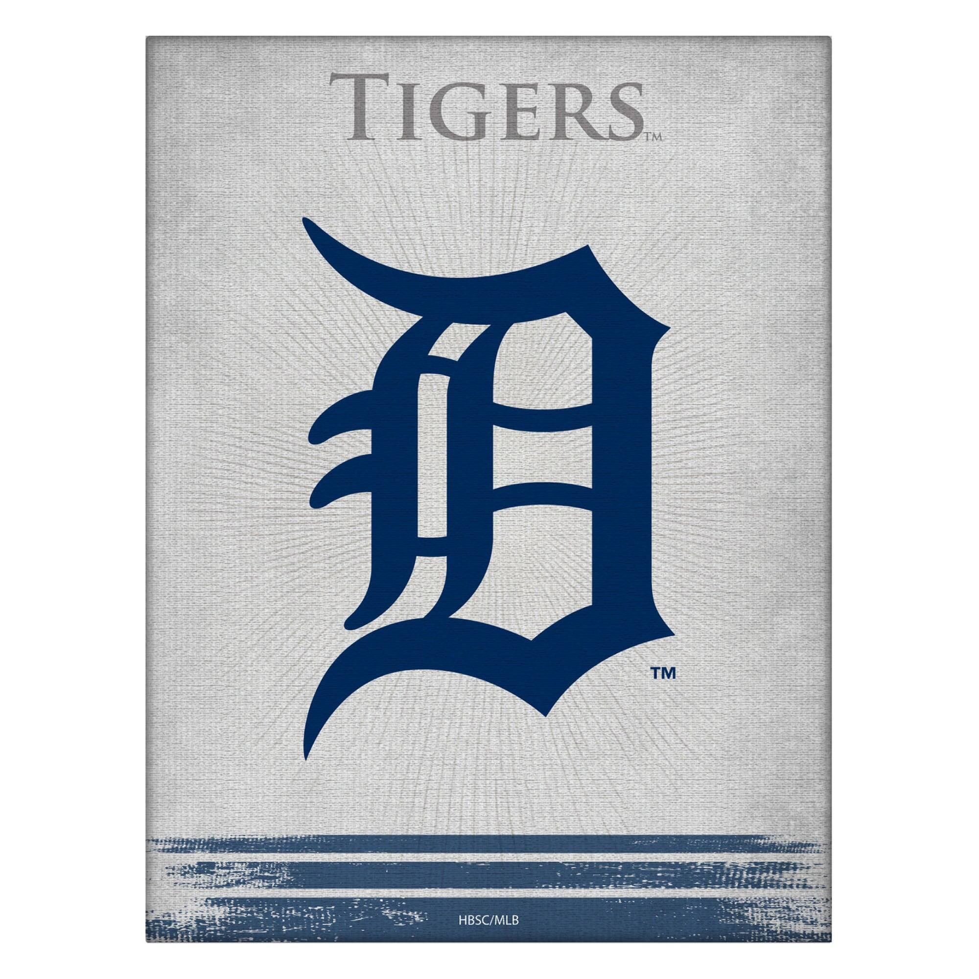 Detroit Tigers 15" x 20" Splash Canvas Wall Art