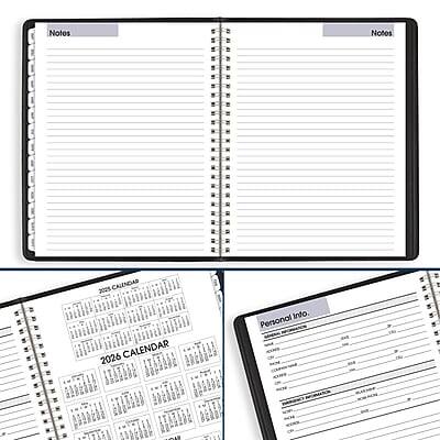 Sure, here is the corrected and grouped text:

---

**Notes**

---

**2025 CALENDAR**

**2026 CALENDAR**

---

**Personal Info**

---

**Notes**

---