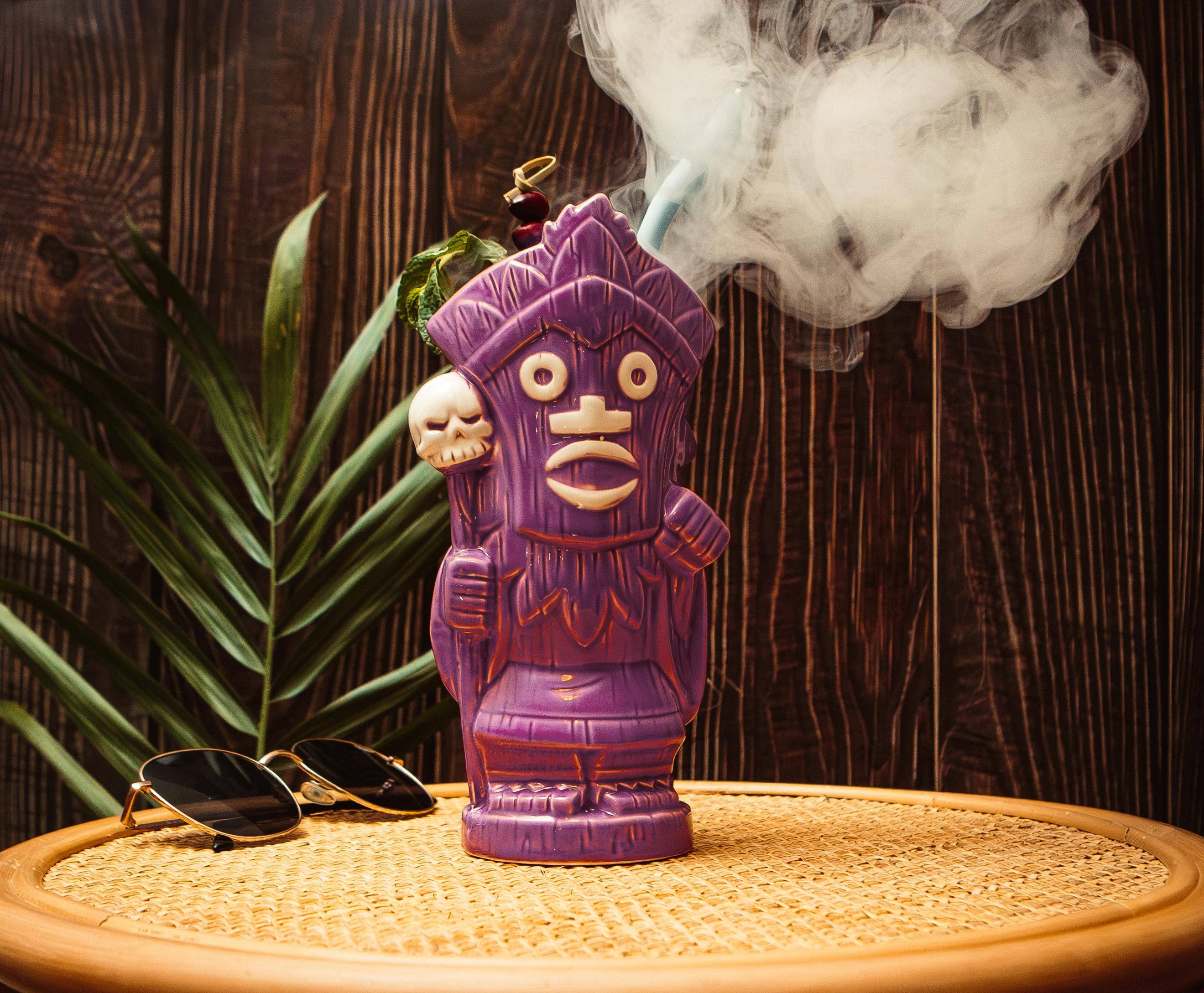 Alt View 1. ThinkGeek - Geeki Tikis Scooby-Doo Witch Doctor Ceramic Mug | Holds 20 Ounces - Purple.