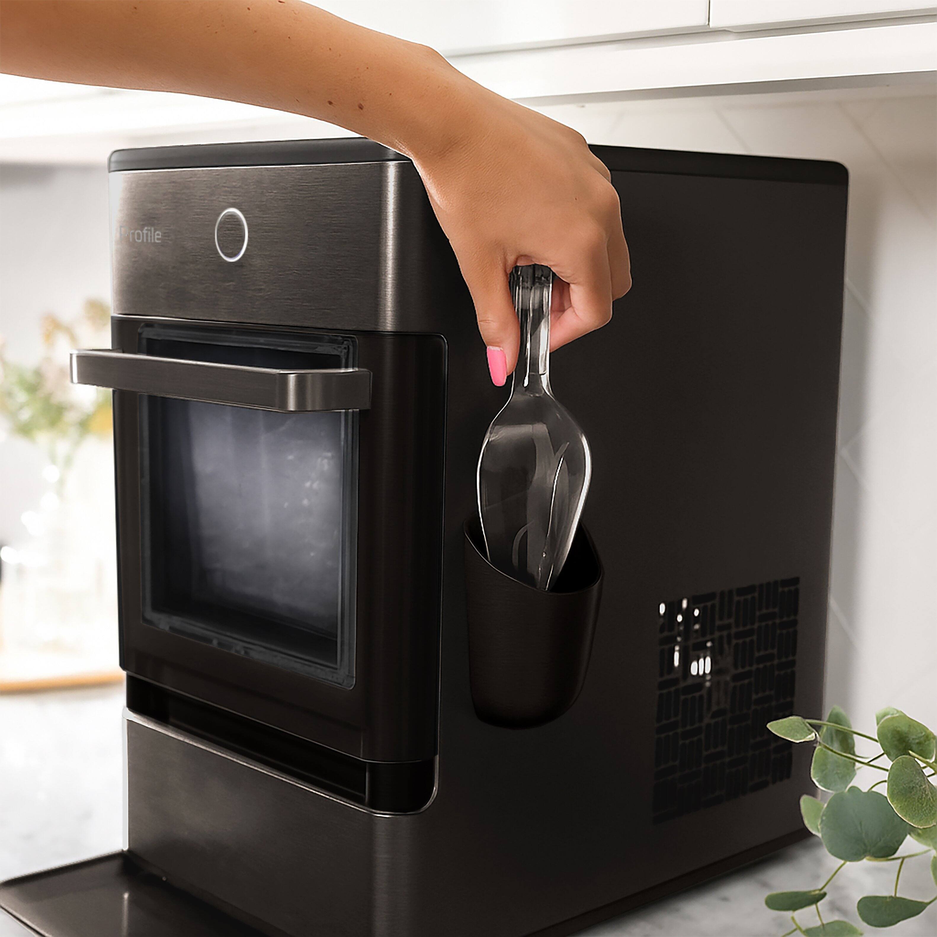 Alt View 7. GE Profile - Opal Nugget Ice Maker with Rapid Ice Production - Black Stainless Steel.