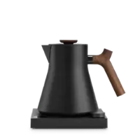 Fellow - Corvo EKG Pro Electric Kettle - Matte Black and Walnut - Front_Zoom