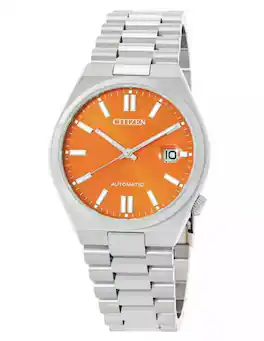 Citizen - Tsuyosa Stainless Steel Dial Automatic NJ0151-88Z Men's Watch - Orange