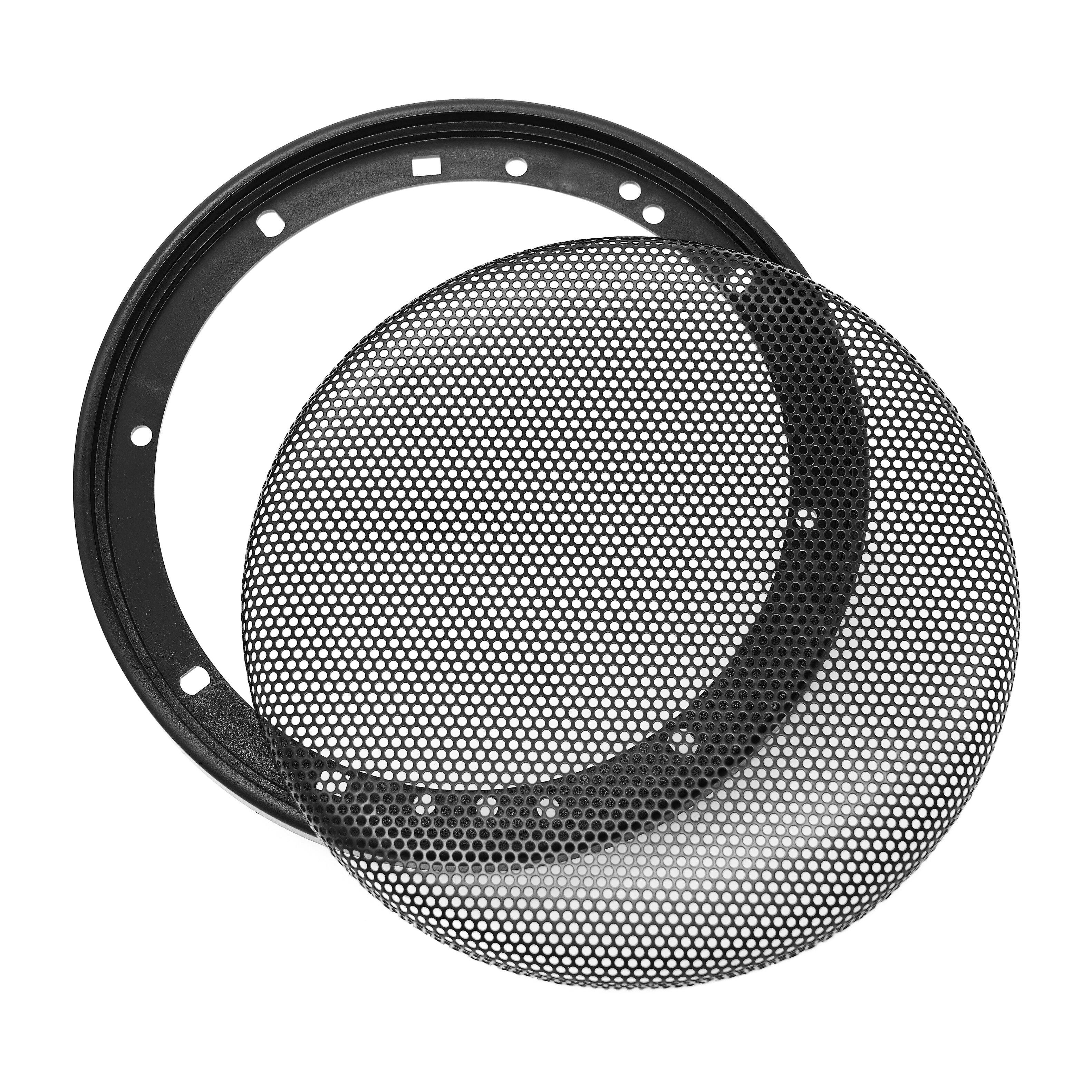 Angle. NVX - XGR665 Universal 6.5" Speaker Grills Sold as Pair - Black.