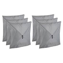 Clam - Quick Set Screen Hub Fabric Wind & Sun Panels, Accessory Only (6 Pack) - Gray