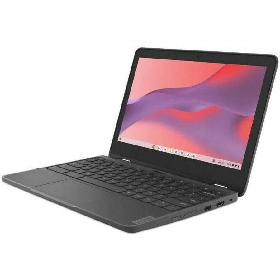 Alt View 2. Lenovo - Lenovo 300e Yoga Chromebook Gen 4 82W2000AUS 11.6" Touchscreen Convertible 2 in 1 Chromebook - HD - Octa-core (ARM Corte - Graphite Gray.
