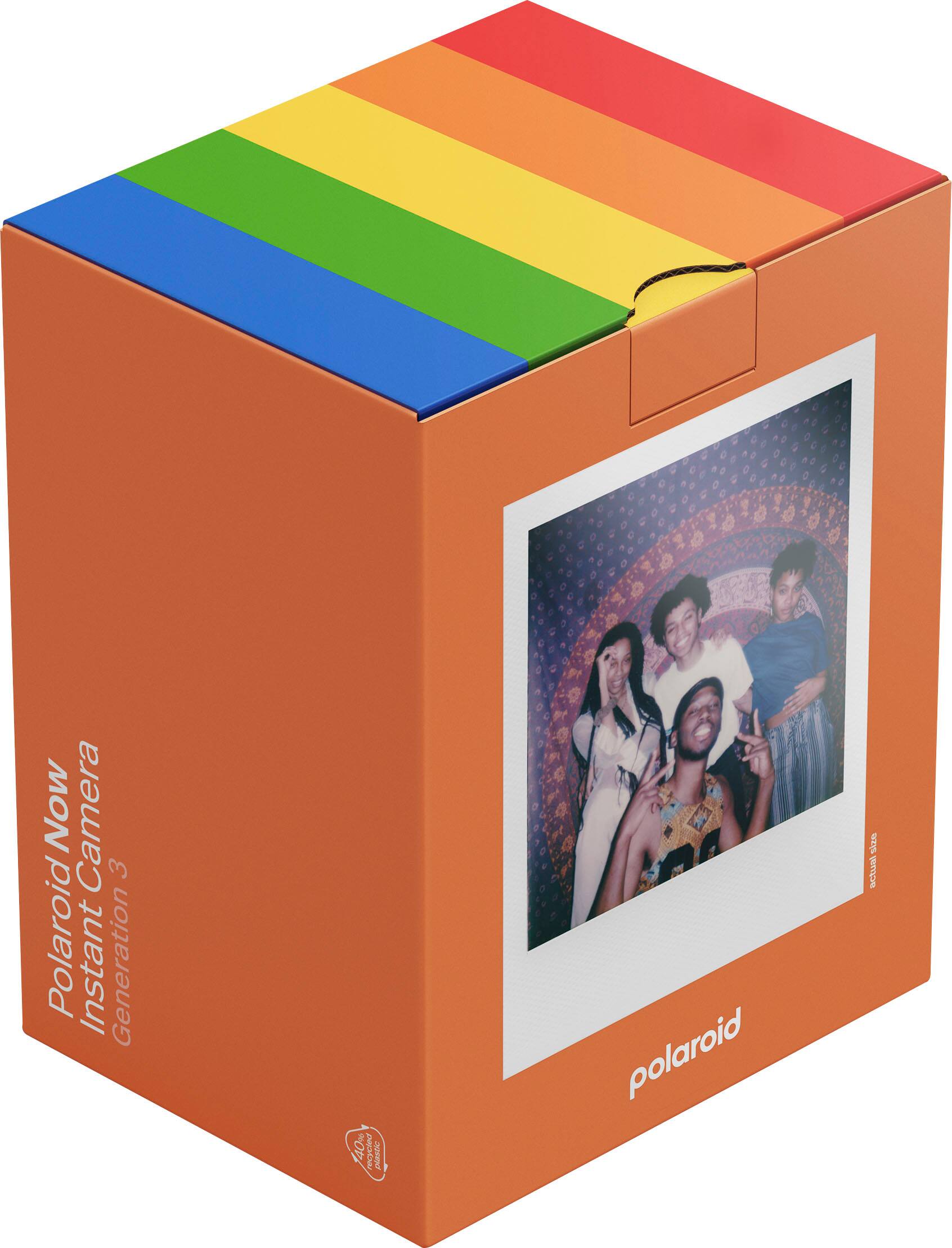Polaroid Now Camera: Instant Generation 40% off. Polaroid size: 4x6.