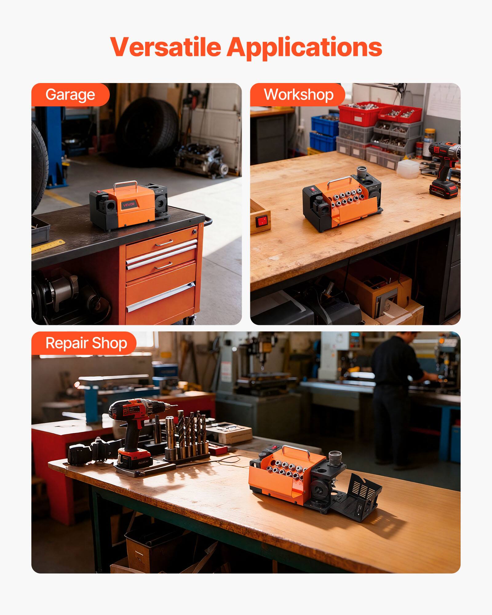 Versatile Applications

- Garage
- Workshop
- Repair Shop