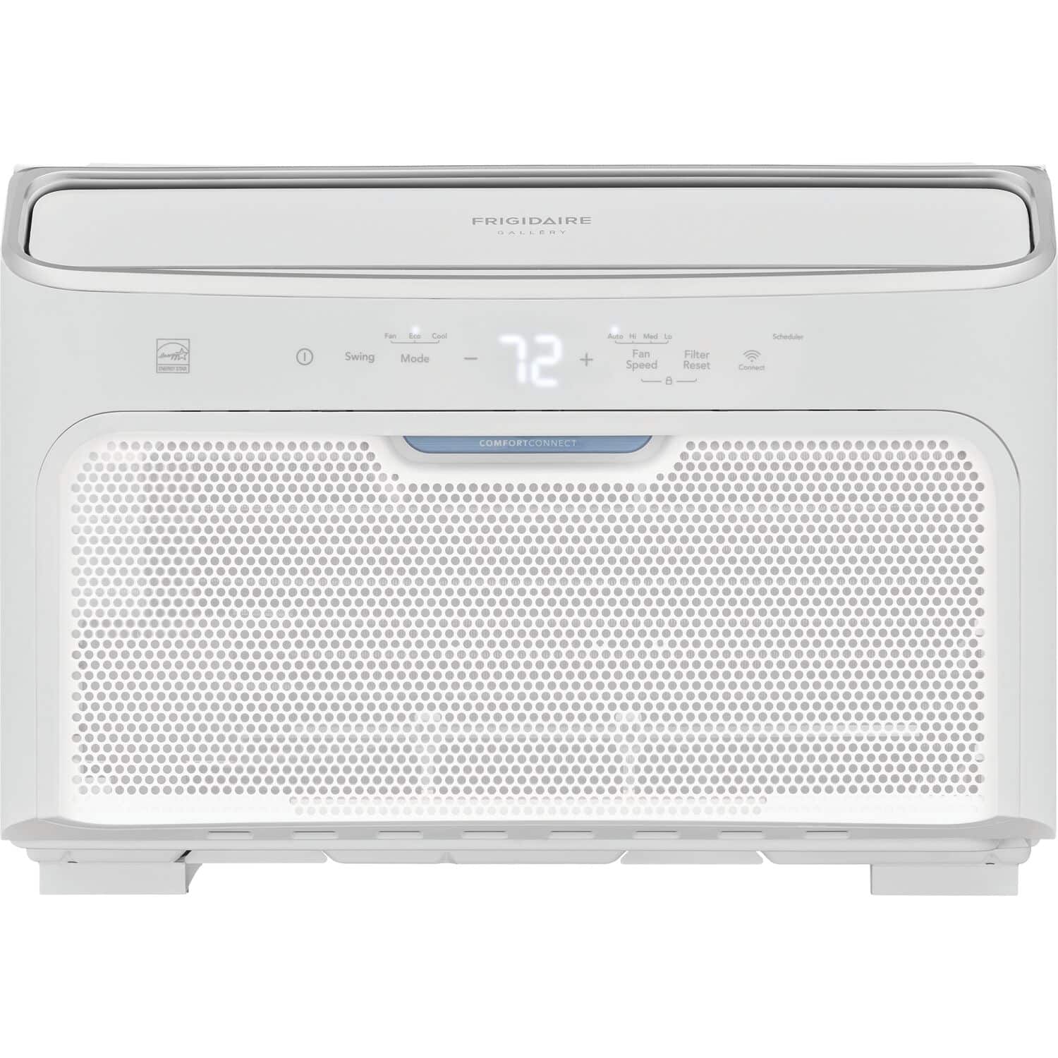 Angle. Frigidaire - 10,000 BTU Inverter Quiet Temp Smart Room Air Conditioner - White.