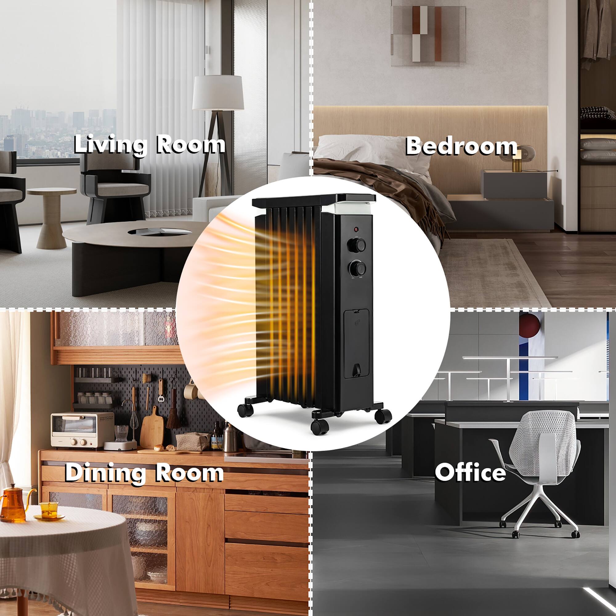 Living Room  
Bedroom  
Dining Room  
Office