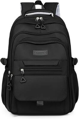 Vulpecula Spade - School Cute Aesthetic Backpack Girls Backpack for Students Kids Teen Girls - Black