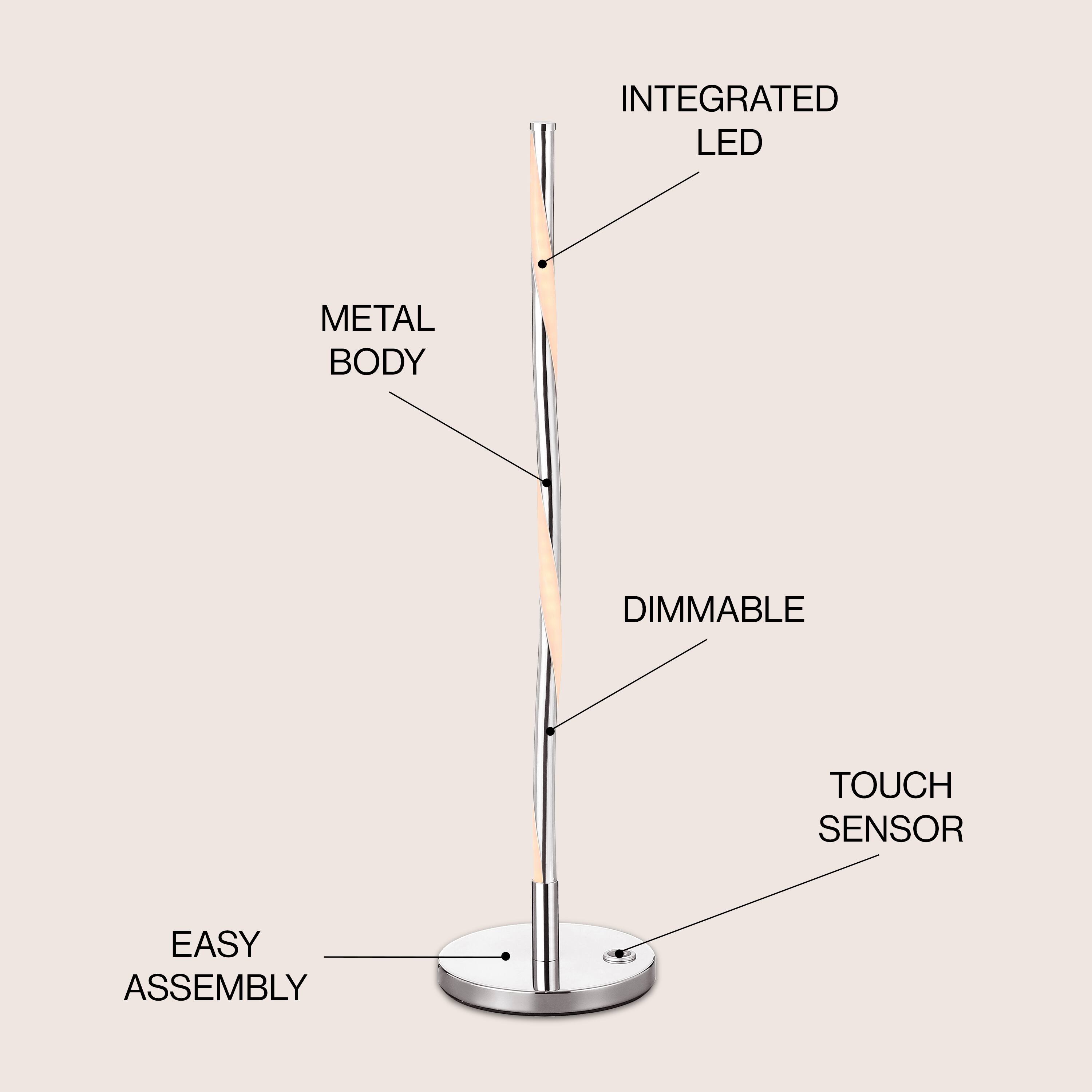 INTEGRATED LED  
METAL BODY  
DIMMABLE  
TOUCH SENSOR  
EASY ASSEMBLY