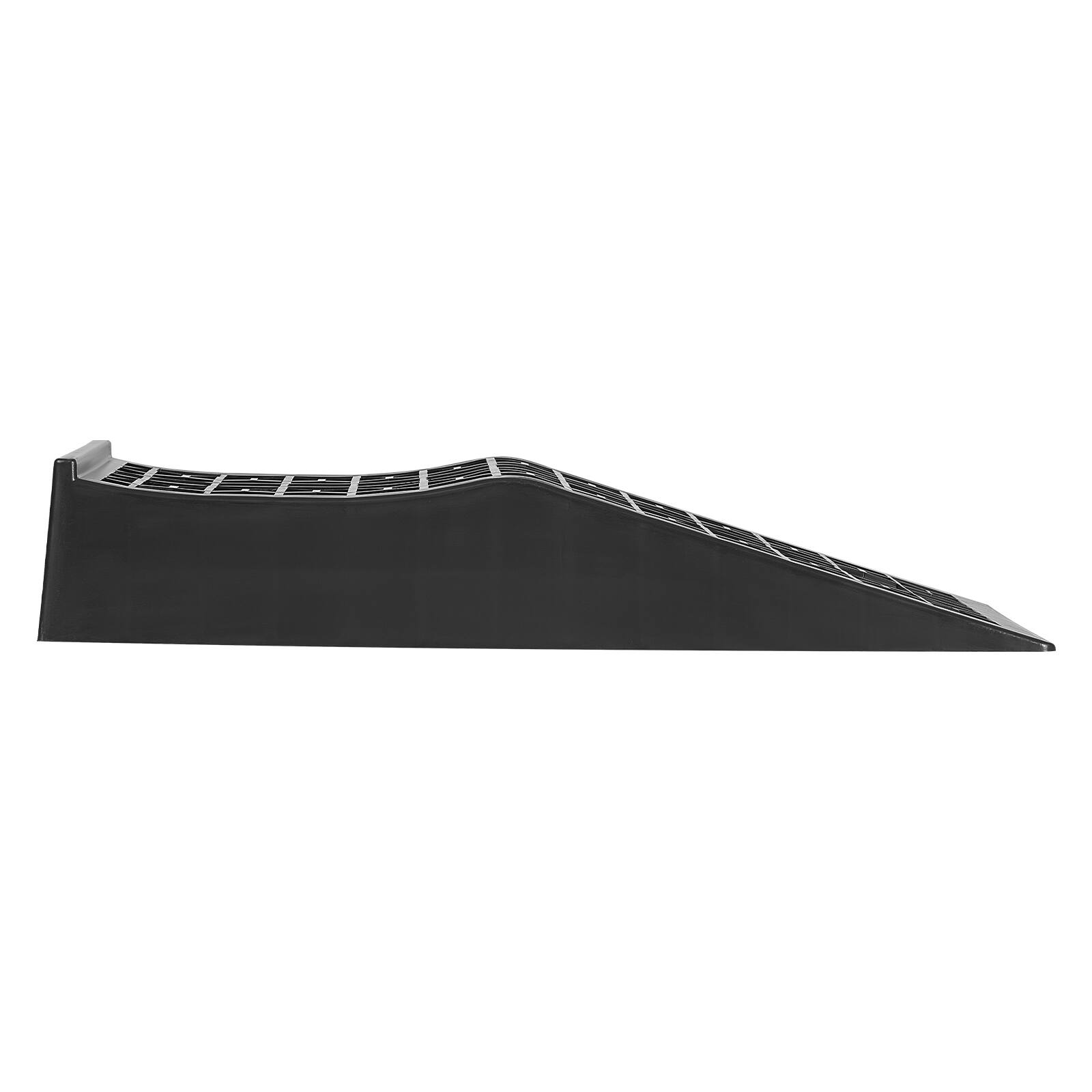Alt View 5. VEVOR - Car Ramps, 2 PCS 20000 lbs GVW Capacity, 2.6 in Lift Height, Portable Low Profile Car Service Ramps for Home Garage - Black.