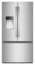 Whirlpool - 36 in. Wide 23 cu. ft. French Door Counter-Depth Refrigerator with In-Door Water and Ice - Fingerprint-Resistant Stainless Finish