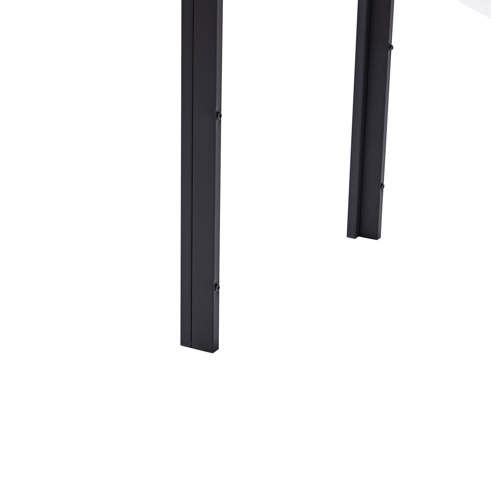 Alt View 1. Tiramisubest - Creative Design Veneered MDF Wood Structure Rectangular Walnut Dining Table - Walnut.