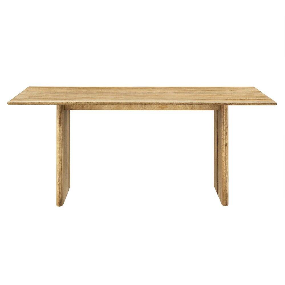 Alt View 4. Modway - Amistad 72" Dining Table - Brown.