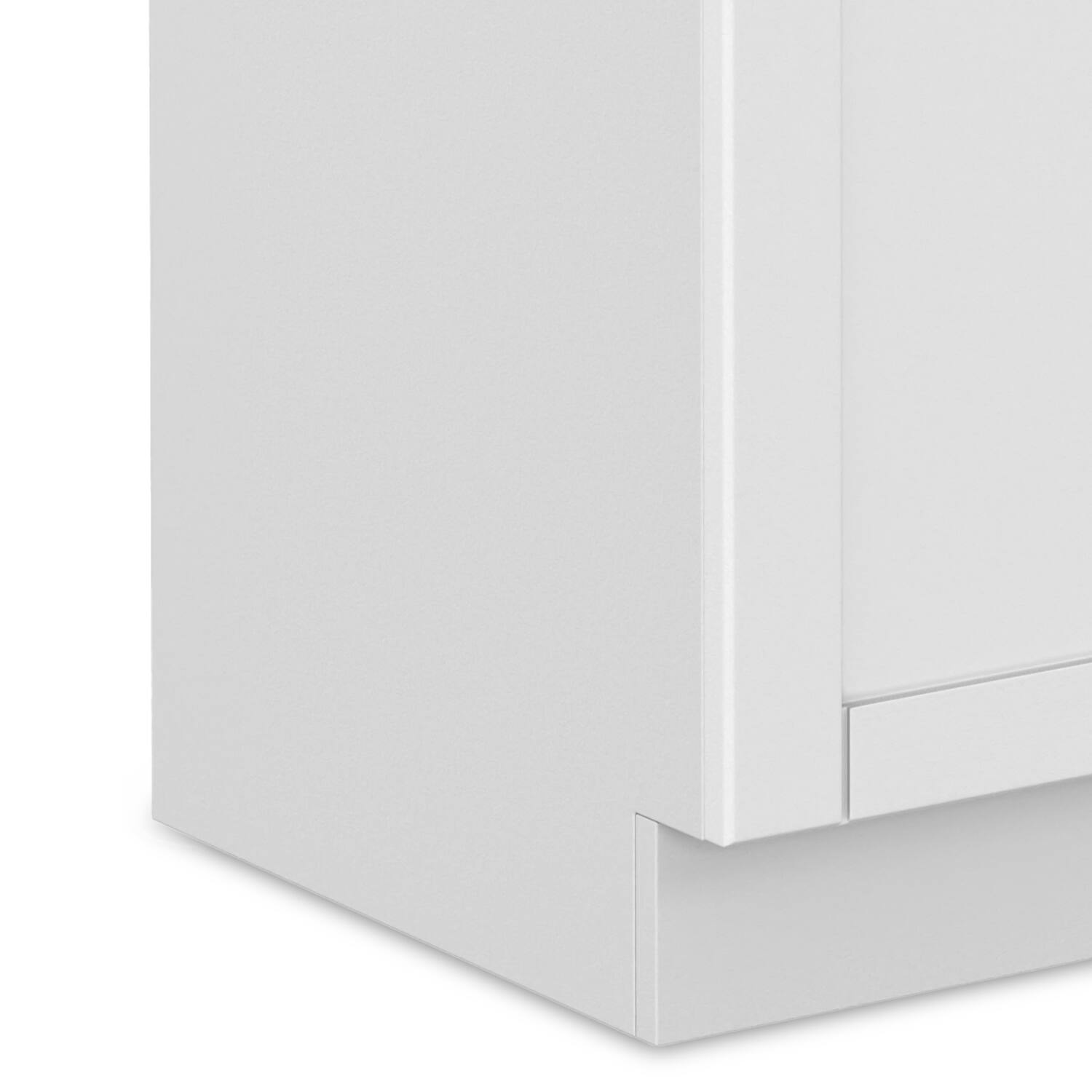 Alt View 9. Simpli Home - Kyle All-In-One 28-inch Laundry Utility Sink and Cabinet and ABS Sink - Pure White.