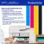 MFC-J5855DW Productivity: Next-Level Productivity with Advanced Specs. Includes up to 1 year of ink in-box+ MAXIDRIVE technology minimizes waiting times and provides enhanced durability. Print on a variety of paper sizes, from letter size to 11" X 17". Auto Document Feeder (ADF) to copy & scan single-sided multi-page documents up to 8.5" X 14". Brother - -  - I ... - - notingto -  *Scroll down to learn more.