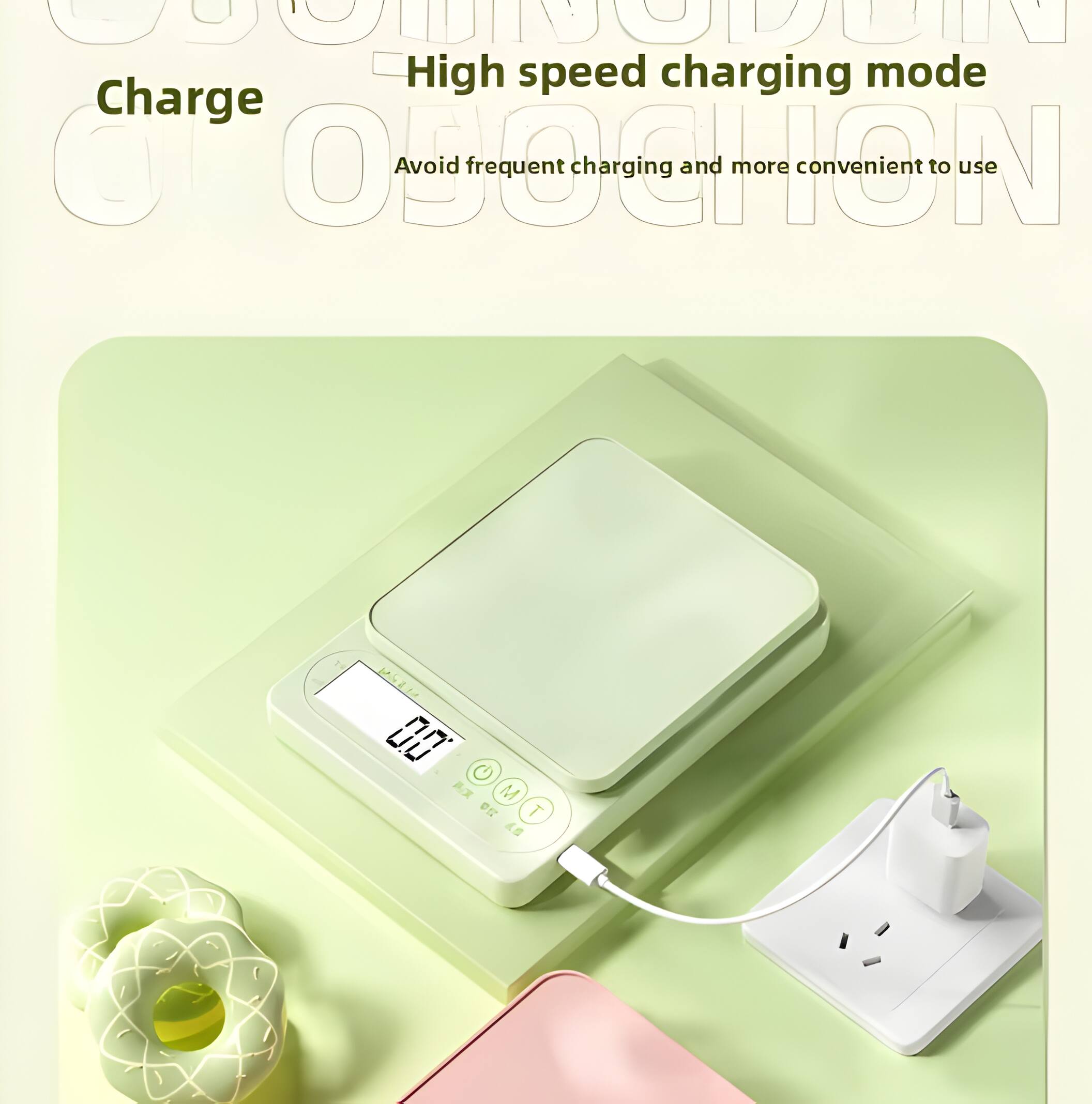 COODCN High speed charging mode  
Charge  
Avoid frequent charging and more convenient to use