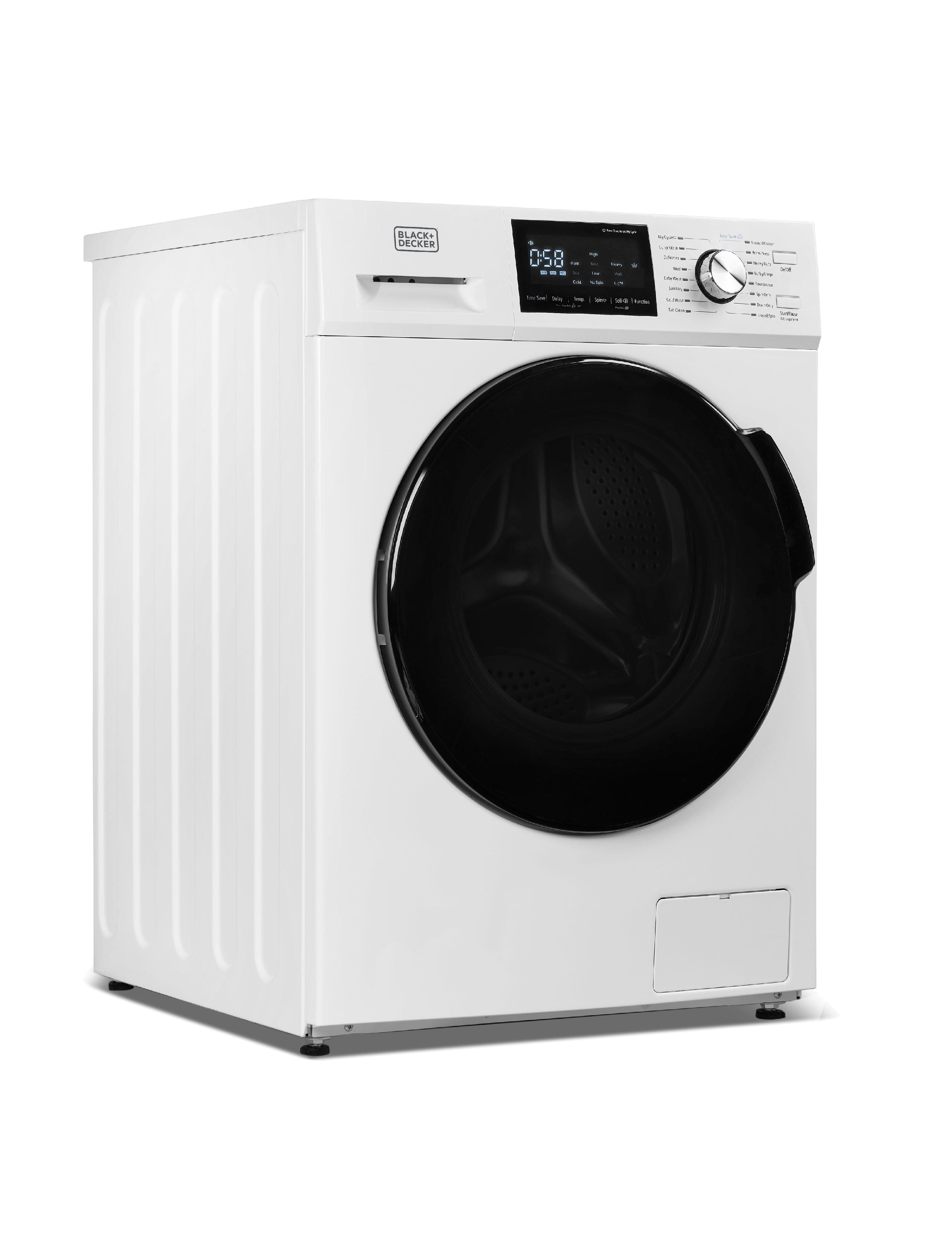 Black+Decker - 2.7 Cu. Ft. Front Load Washer - White