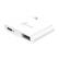 Angle. j5create - USB-C 3.1 Charging Bridge - White.