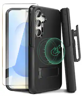 VEGA AUTOMOTIVE - Compatible With Galaxy S25 Case Holster Screen Protector For Belt Clip 6 2 Ranger V2 - s25 / s24