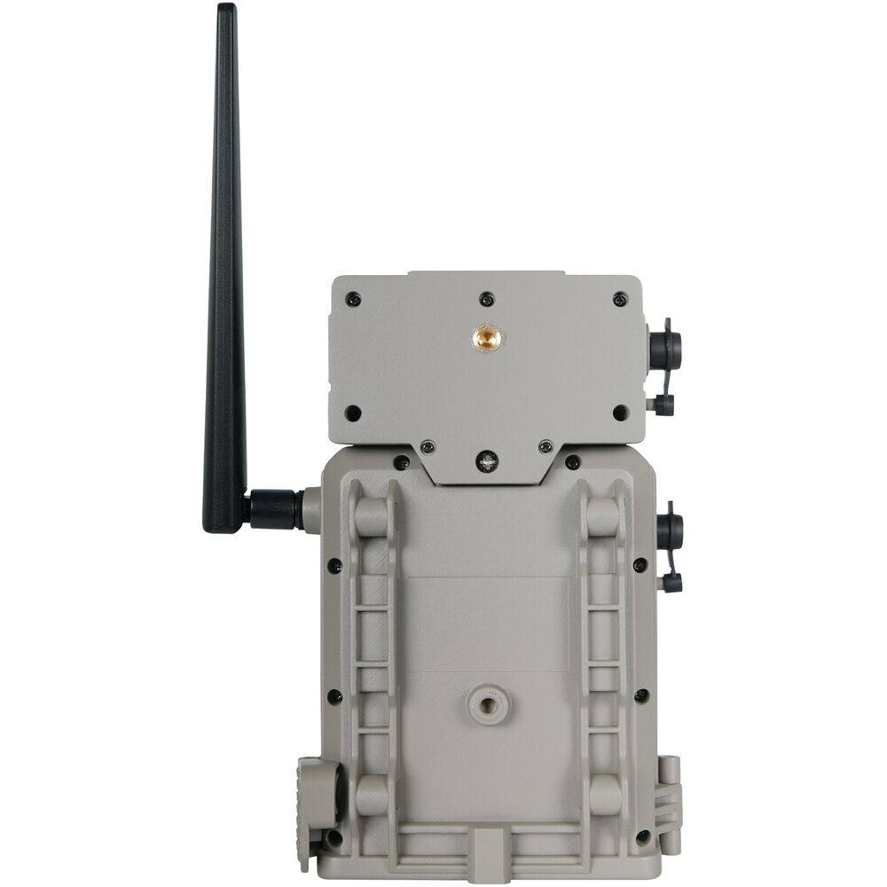 Left. Bushnell - Bushnell CelluCORE 20 Solar Trail Camera with Detachable Solar Panel, Gray - Gray.