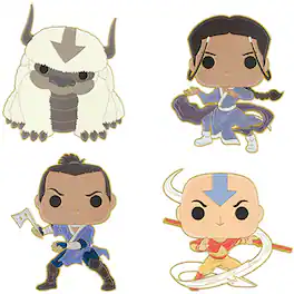 Funko - POP PIN SET 4PK: NICKELODEON - AVATAR CHARACTERS - APPAREL - Multicolor