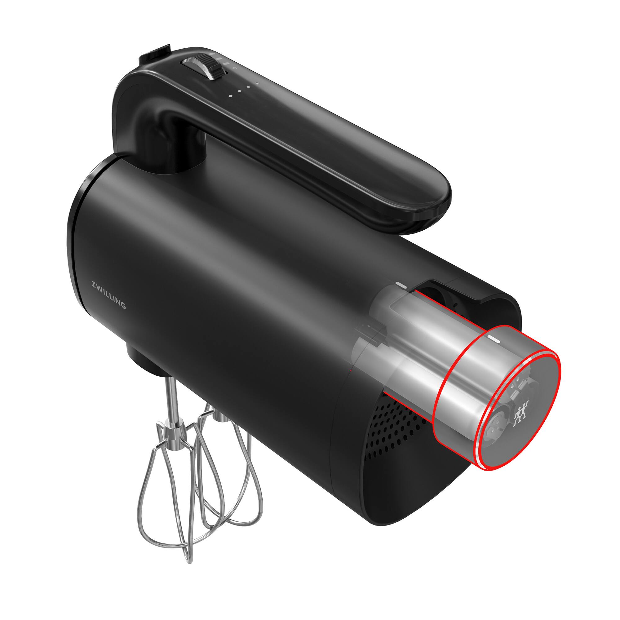 Alt View 2. ZWILLING - ZWILLING Xtend Cordless Hand Mixer (Battery Not Included) - Black.