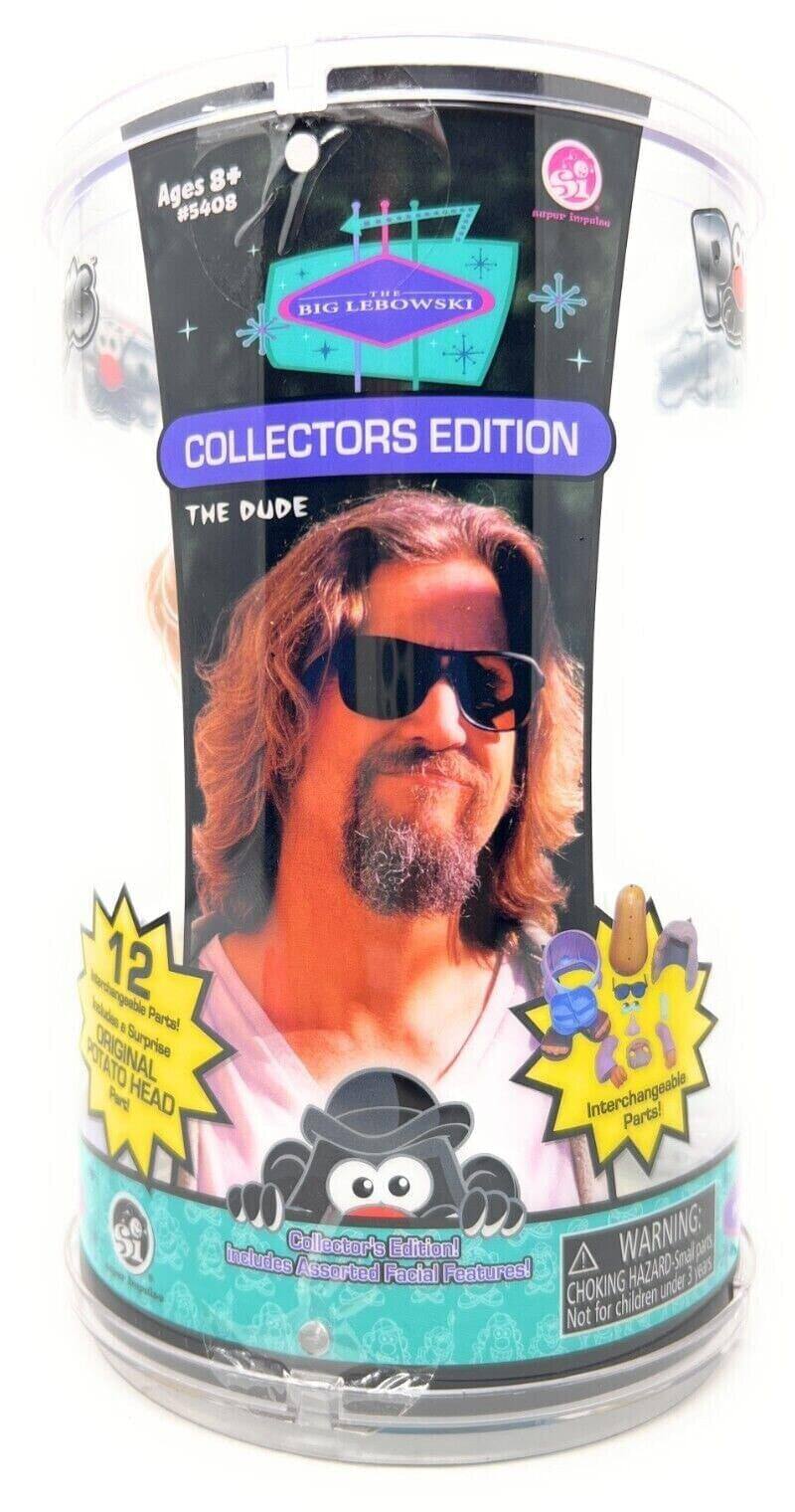 Ages 8+  
#5408  

THE BIG LEBOWSKI  
COLLECTORS EDITION  
THE DUDE  

12 Original Surprise Parts!  
Interchangeable Parts!  

Collector's Edition!  

WARNING:  
CHOKING HAZARD - Small parts. Not for children under 3 years.