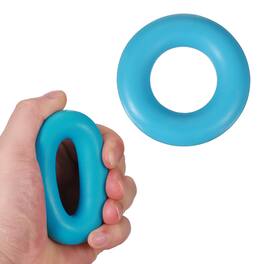 Unique Bargains - Grip Strength Trainer Rings, Portable Hand Grip Strengthener Finger Forearm - For Workout Fitness, 2.8" & 35LB - Lake Blue