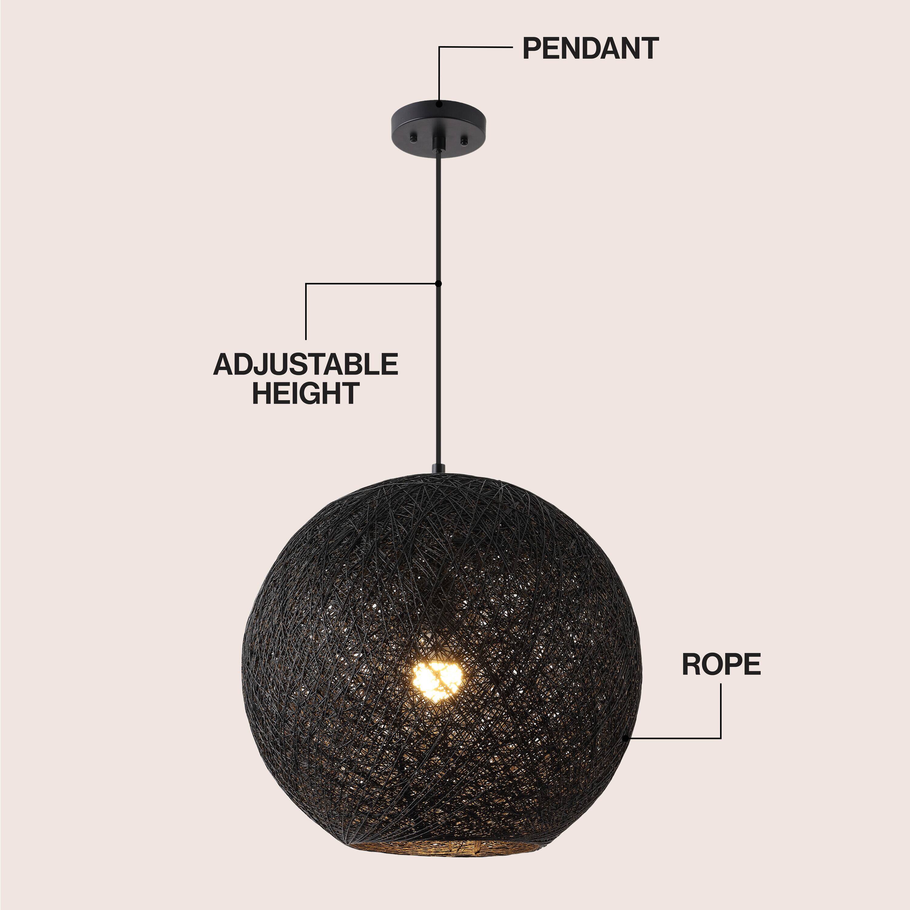 PENDANT ADJUSTABLE HEIGHT ROPE