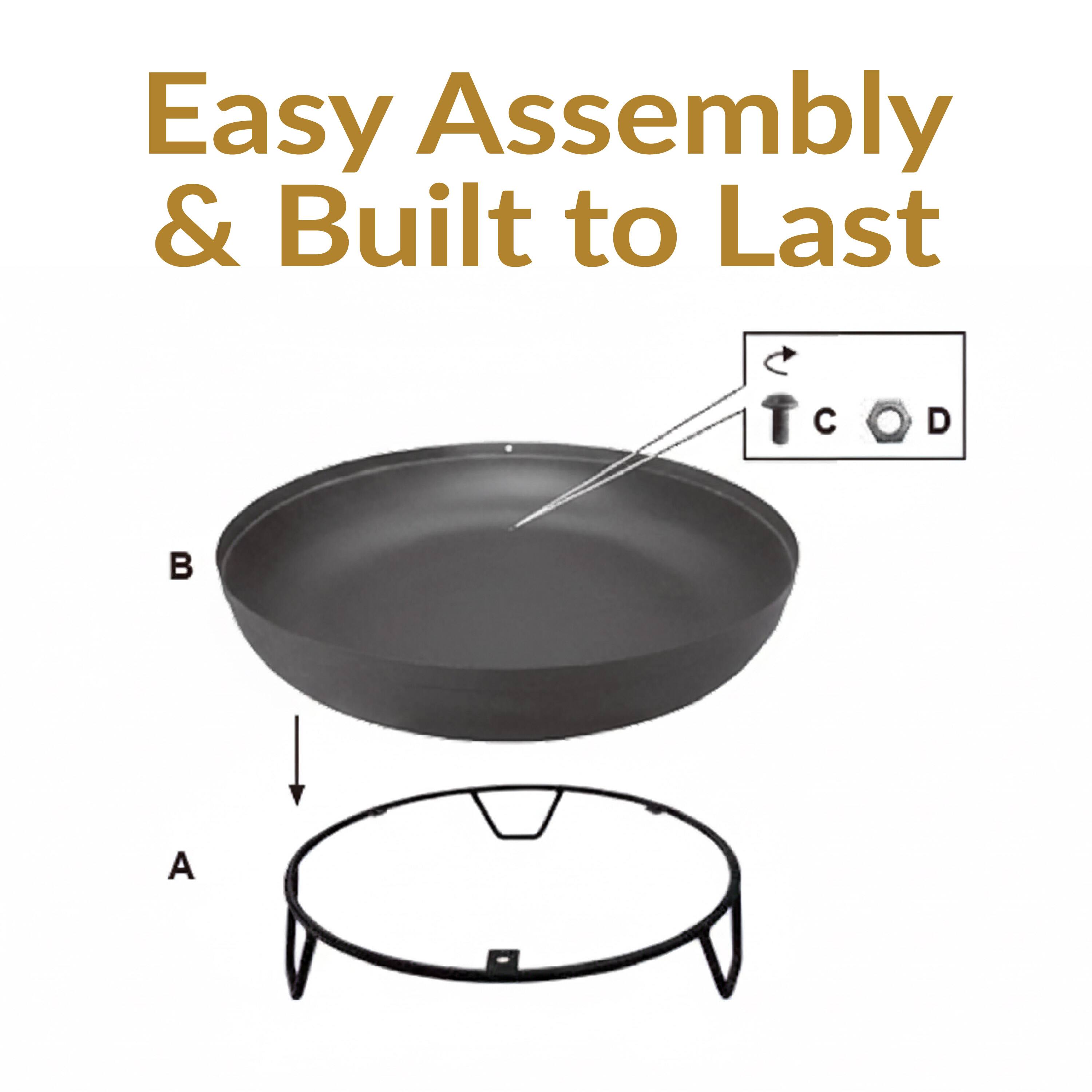 Easy Assembly & Built to Last

A
B

C
D