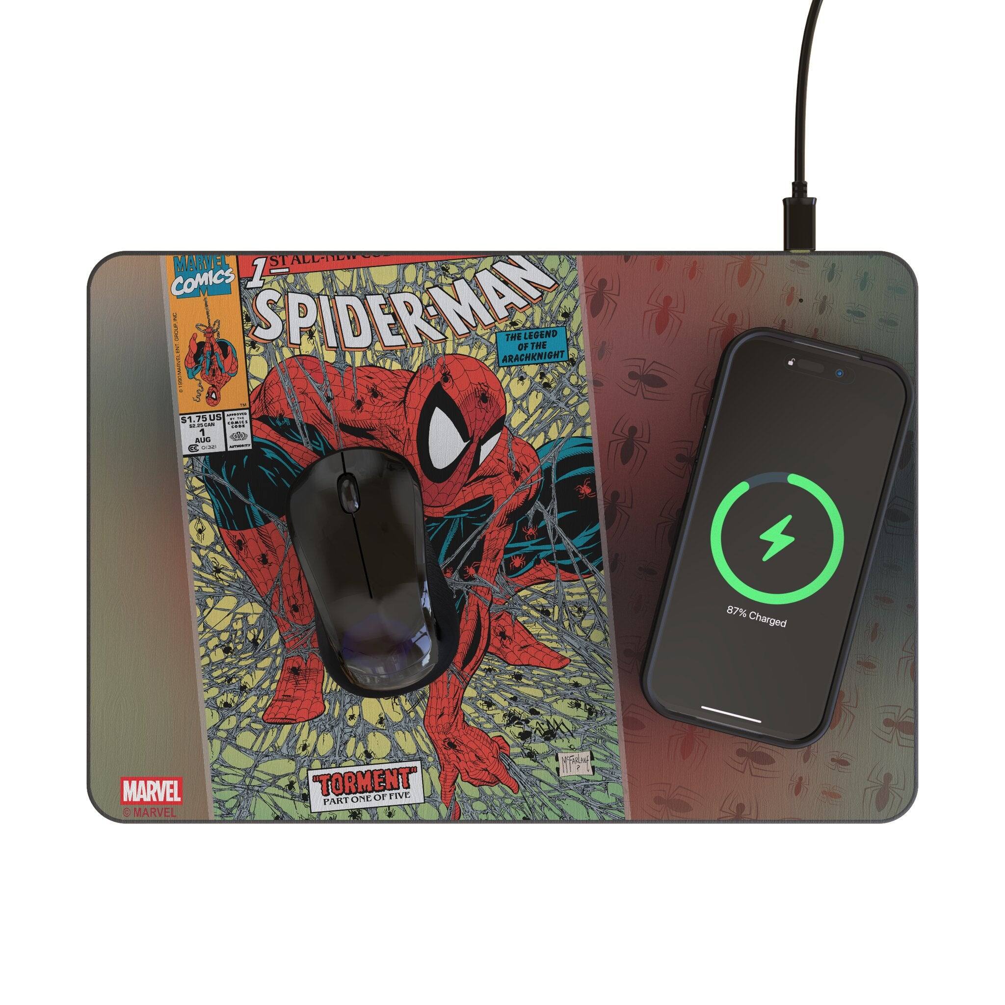 MARVEL COMICS  
1st FULL-COLOR ISSUE  
SPIDER-MAN  
THE LEGEND OF ARACHNOKNIGHT  

$1.75 US  
10¢  
MARVEL  
TORMENT  
PART ONE OF FIVE  

87% Charged