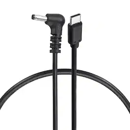 Unique Bargains - USB C to DC Power Cable, 12V 3A 36W, 3.5x1.35mm, PD Trigger for Laptop, Monitor, Security Camera - Black