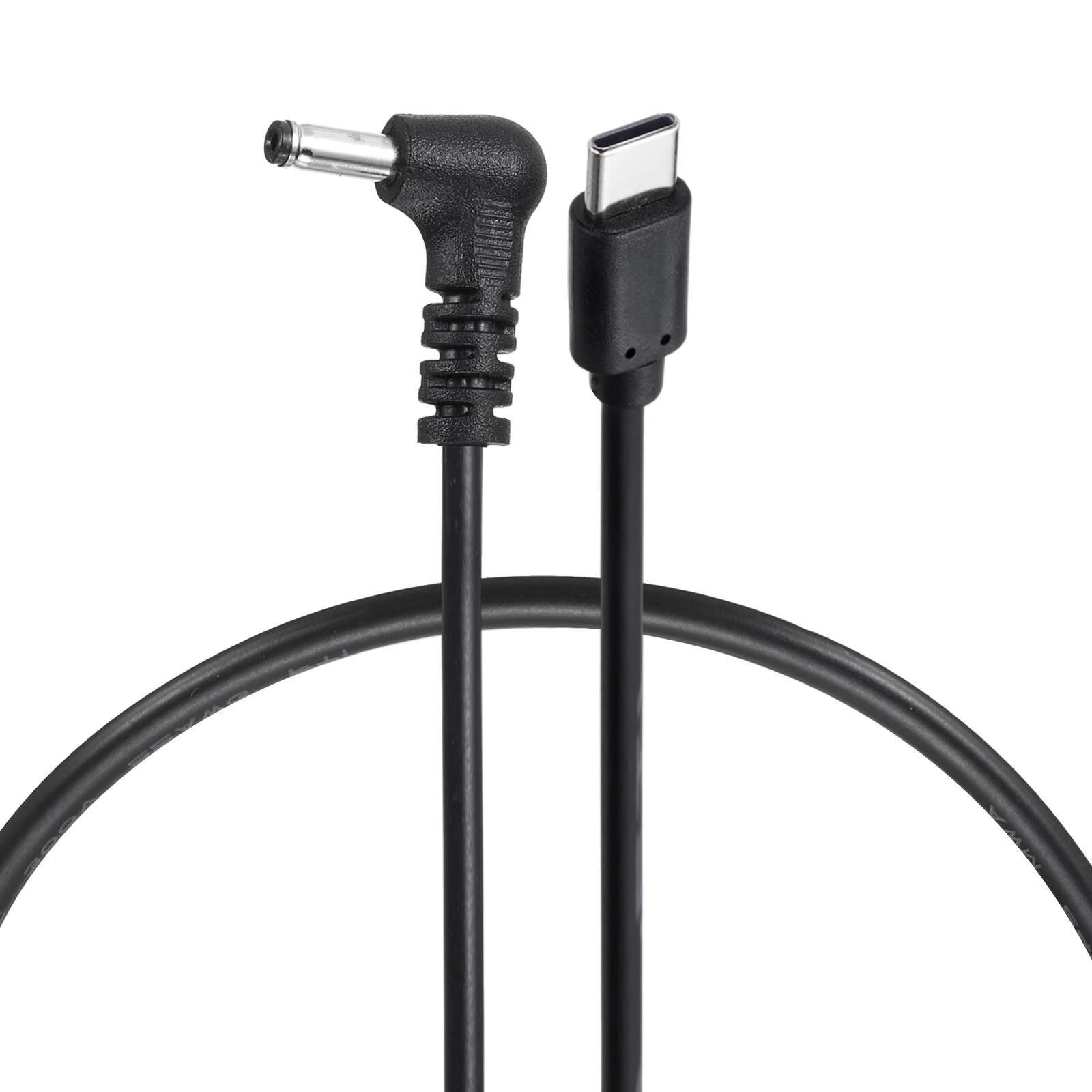 Front. Unique Bargains - USB C to DC Power Cable, 12V 3A 36W, 3.5x1.35mm, PD Trigger for Laptop, Monitor, Security Camera - Black.
