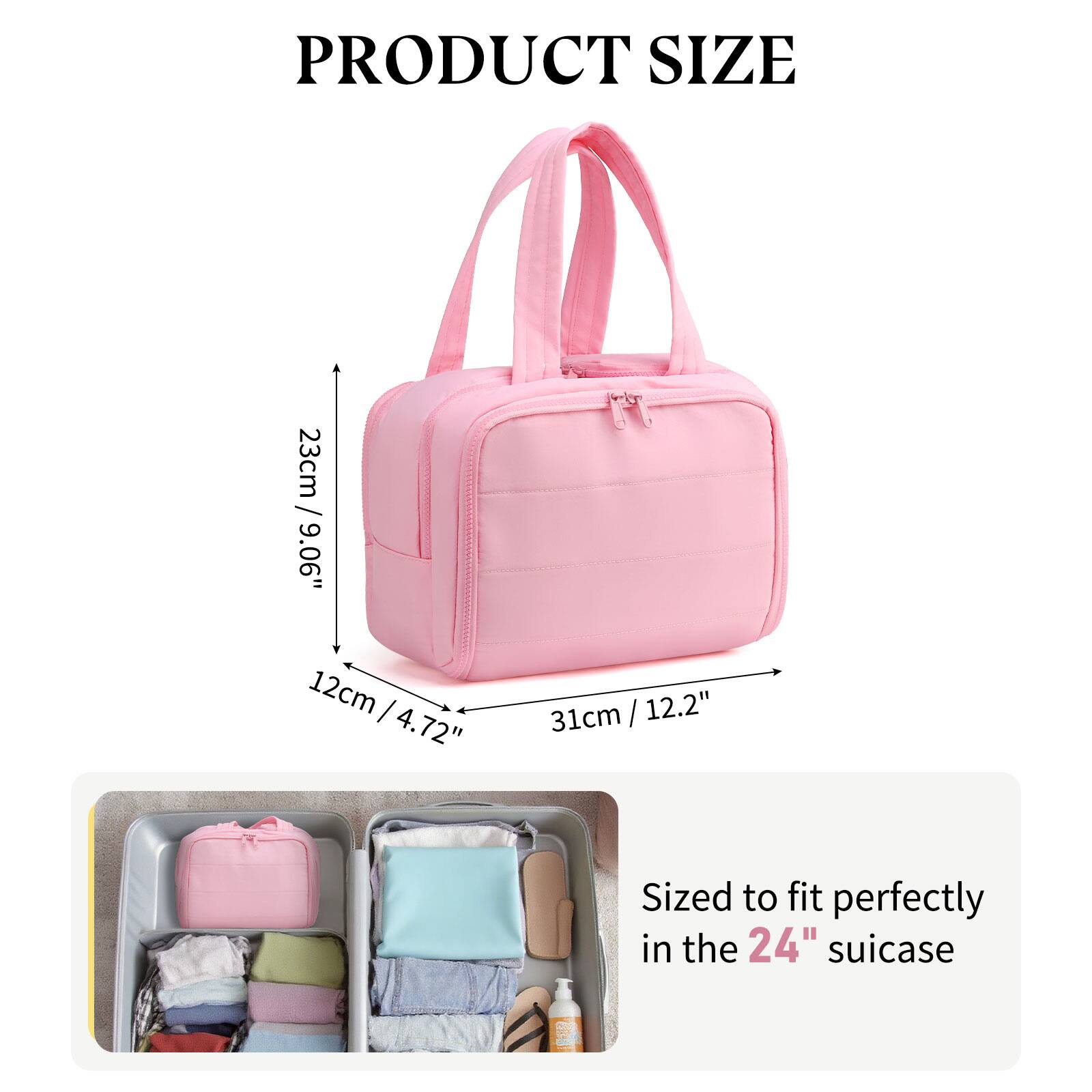 PRODUCT SIZE

23cm / 9.06"  
12cm / 4.72"  
31cm / 12.2"  

Sized to fit perfectly in the 24" suitcase