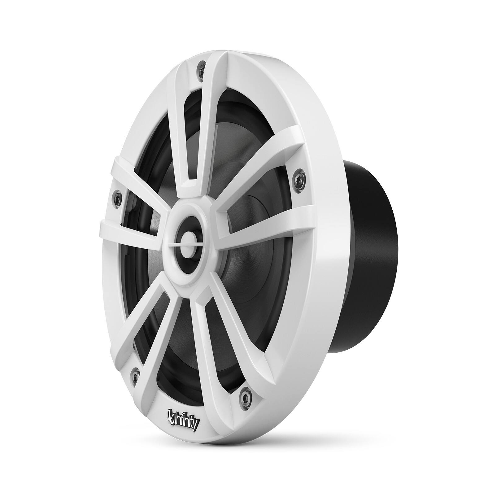 Alt View 7. Infinity - INFINITY 622MLW 6.5" 2 way marine speaker with RGB lighting - White - White.