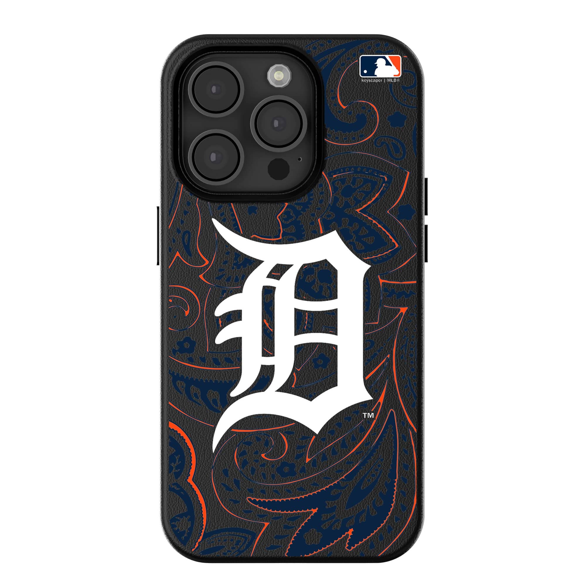 Keyscaper - MLB - Detroit Tigers Paisley iPhone Magnetic Bump Case - 15 - Black price history on PriceWatchPro