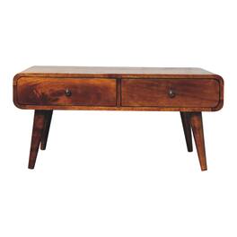 Artisan Furniture - Solid Wood Sonata Chestnut Coffee Table - Brown